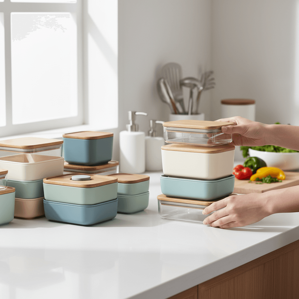 Contenedores de almacenamiento para la cocina