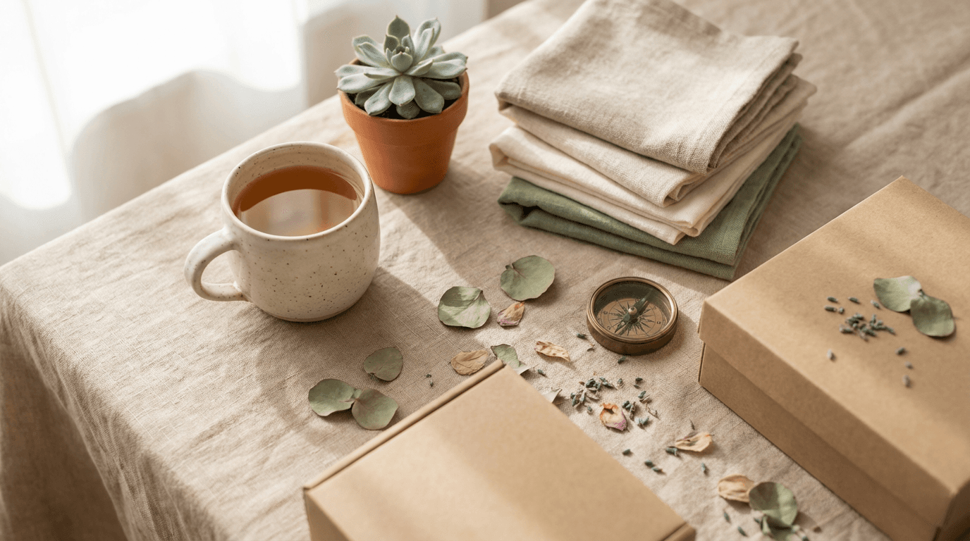 Home and garden products beautifully displayed including organization items and quality tools
